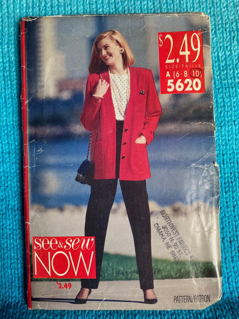 Butterick Sewing pattern 5620 suit top pants sz 6 8 10